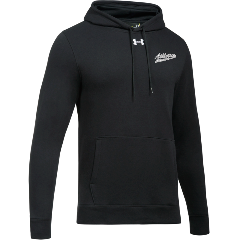 ua youth hustle fleece hoody